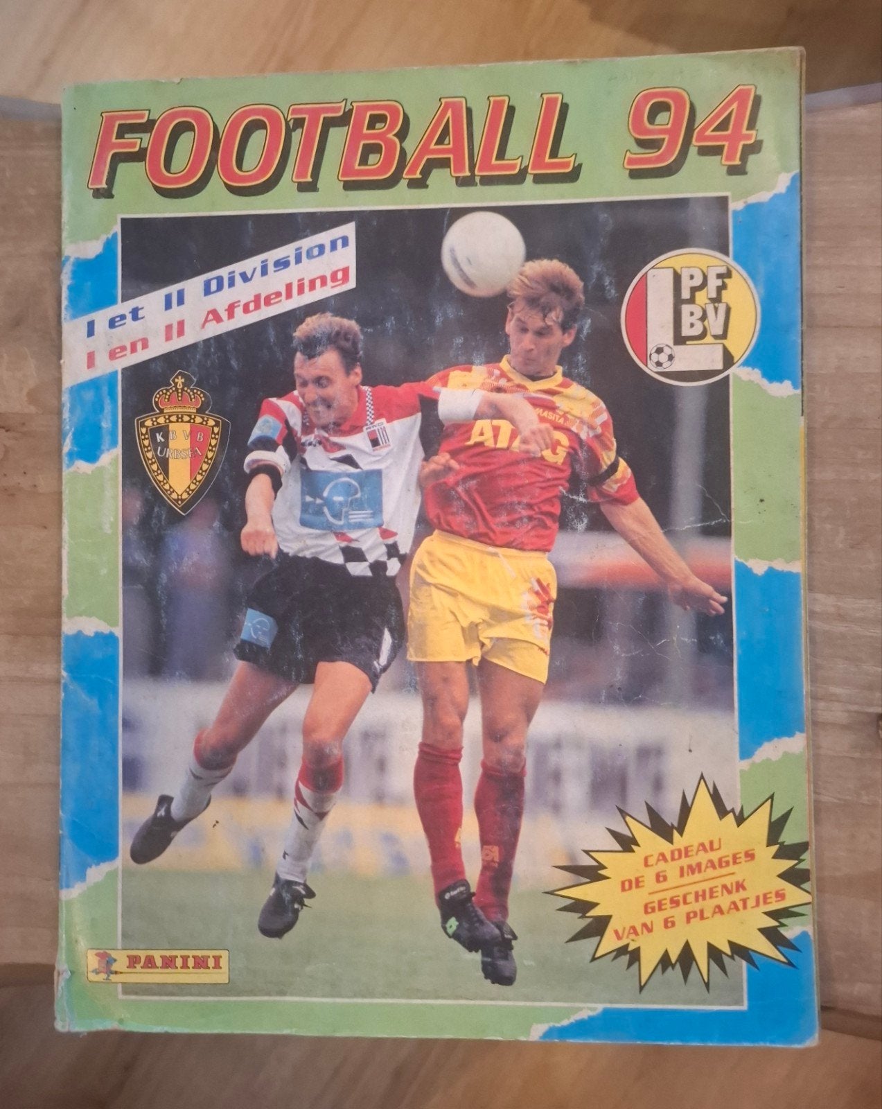 Panini volledig album Belgisch voetbal 1994 Komplett, Verzamelen, Ophalen of Verzenden