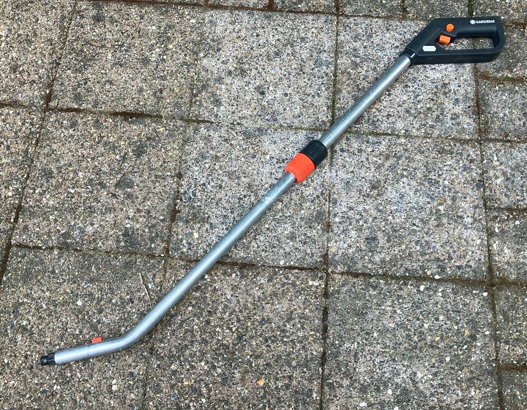 Manche telescopique pour outil electroportatif Gardena, Tuin en Terras, Grastrimmers, Ophalen, Gebruikt, Accu