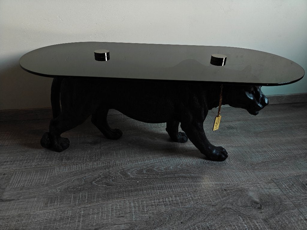 Bold monkey salontafel zwarte panter, Ophalen, 50 – 75, Minder dan 50 cm, 100 tot 150 cm