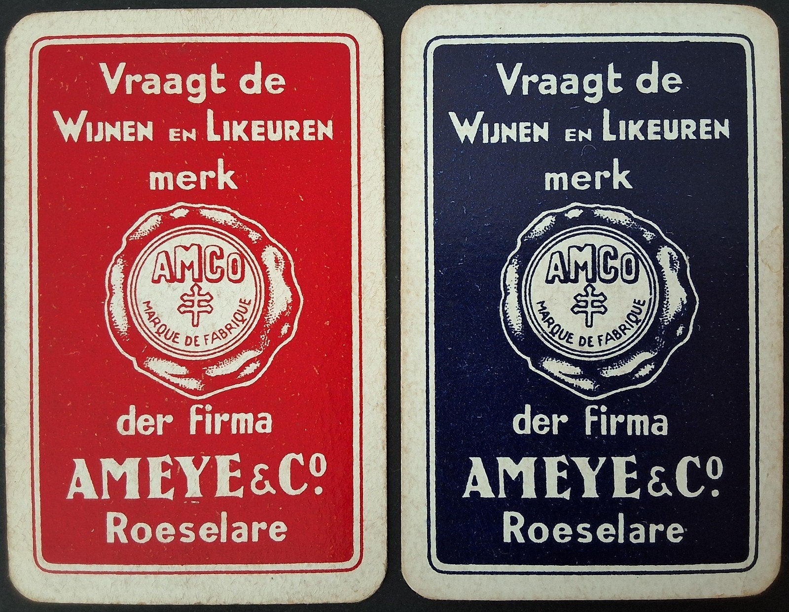 1 Speelkaart  Ameye & Co., Enlèvement ou Envoi