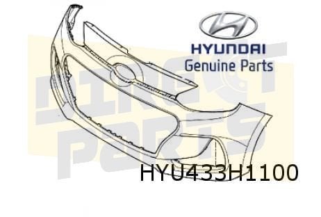 Hyundai i10 (1/14- 1/17) voorbumper (te spuiten) Origineel!, Neuf, -, Hyundai, -