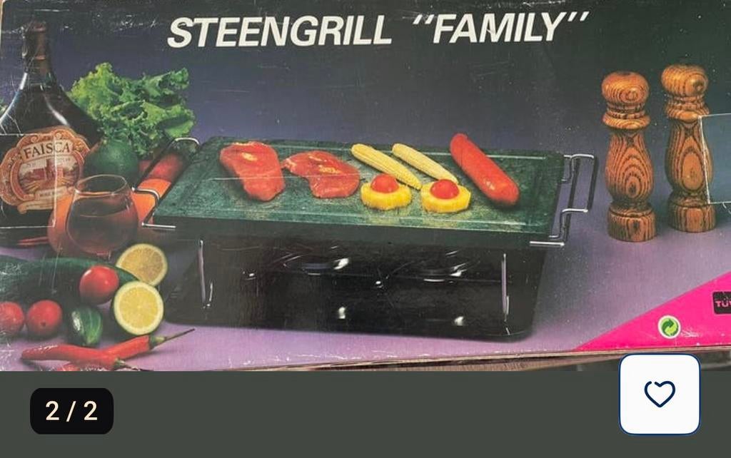 Steengril nieuw, Electroménager, Plaques de gril, Enlèvement ou Envoi, Neuf, Gril en pierre