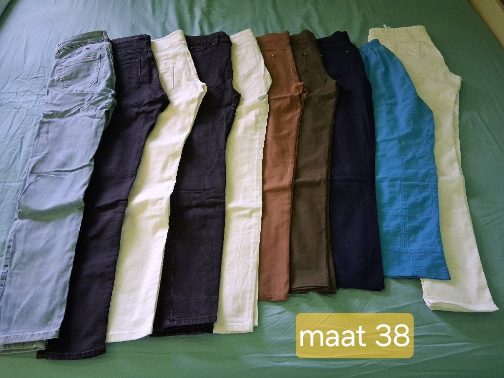 set broeken - maat 38, Vêtements | Femmes, Taille 38/40 (M), Enlèvement ou Envoi, Longs, Multicolore