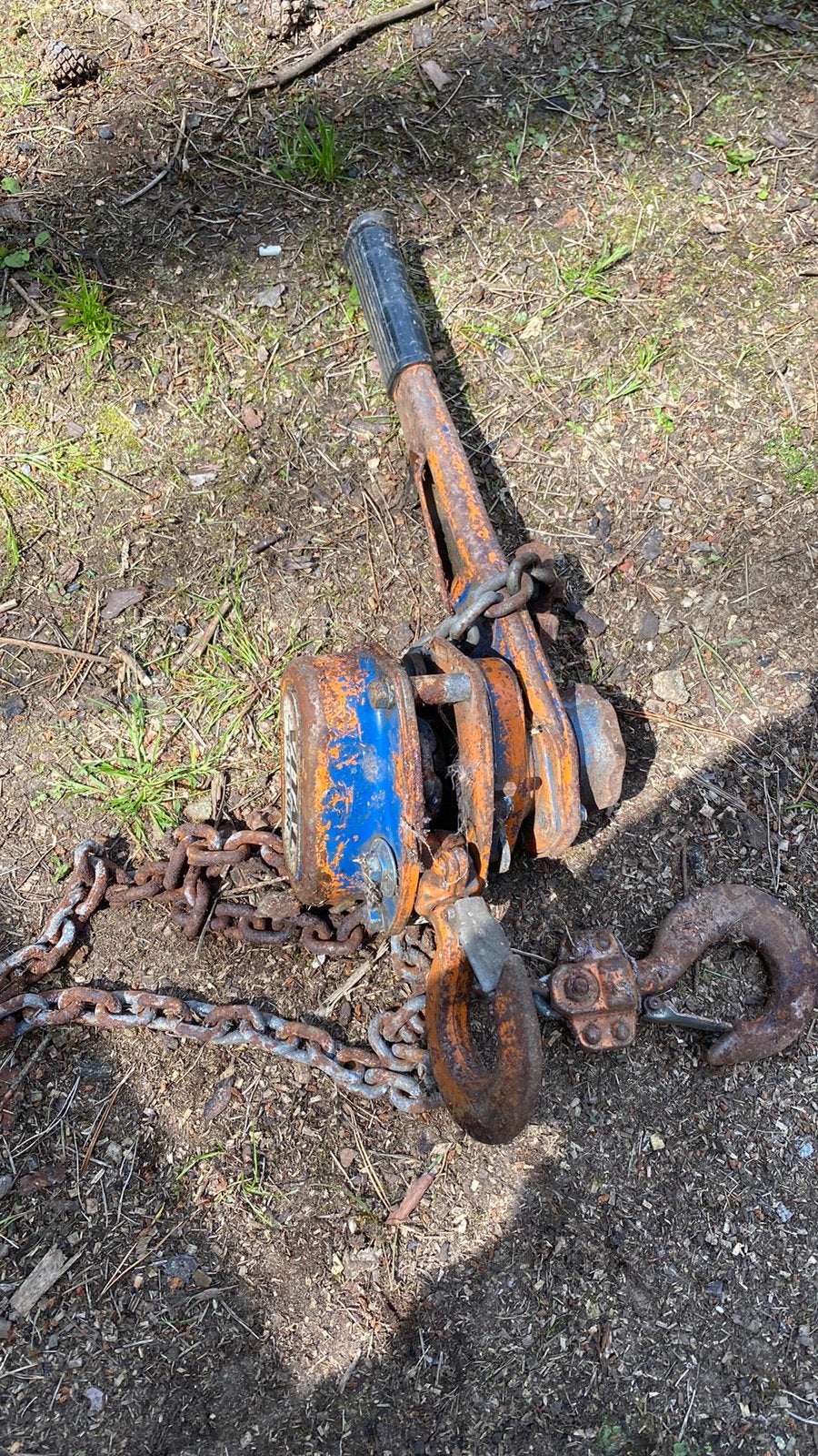 Takel/ Lier, Ophalen, Gebruikt