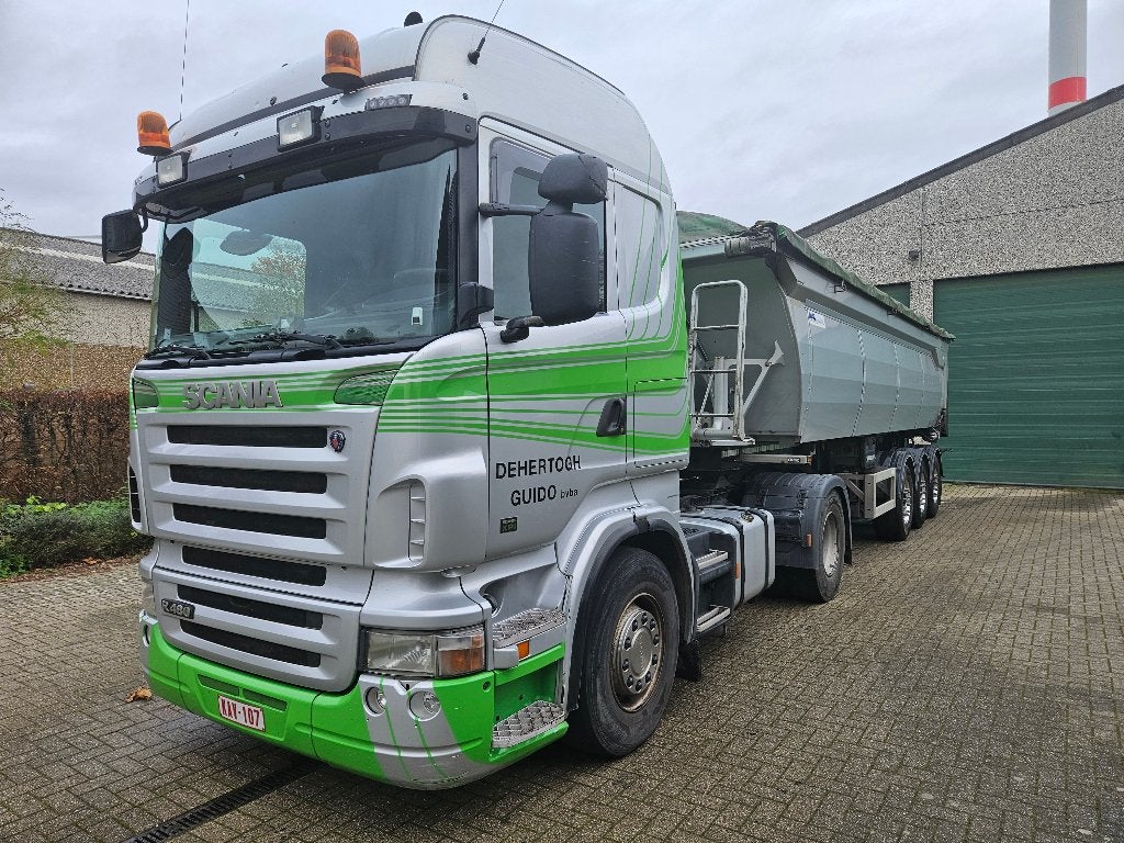 Tracteur Scania R480 4x2, Autos, Cuir, Achat, Ordinateur de bord, 2 places