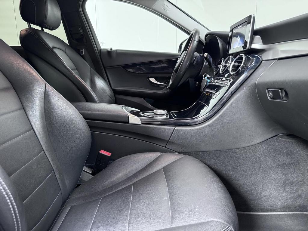 Mercedes-Benz C 300 Diesel Hybrid Break - GPS - Leder - Top, Auto's, 0 min, 0 kg, Zwart, 99 g/km