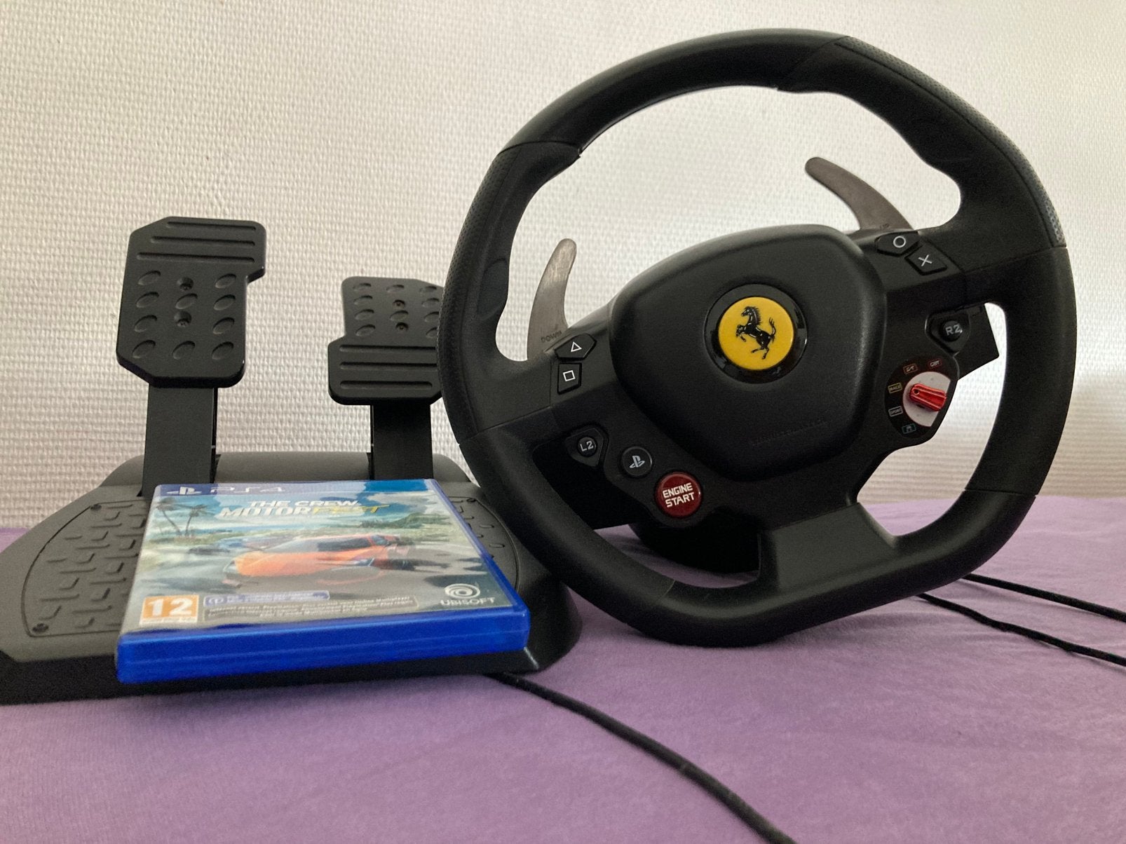 Gaming stuur samen met the crew motorfest, Consoles de jeu & Jeux vidéo, Enlèvement, Comme neuf