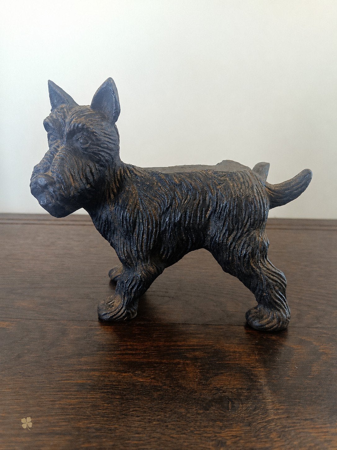 Cale-porte vintage Scottish Terrier en fonte patinée, Huis en Inrichting, Woonaccessoires | Onderzetters, Ophalen of Verzenden