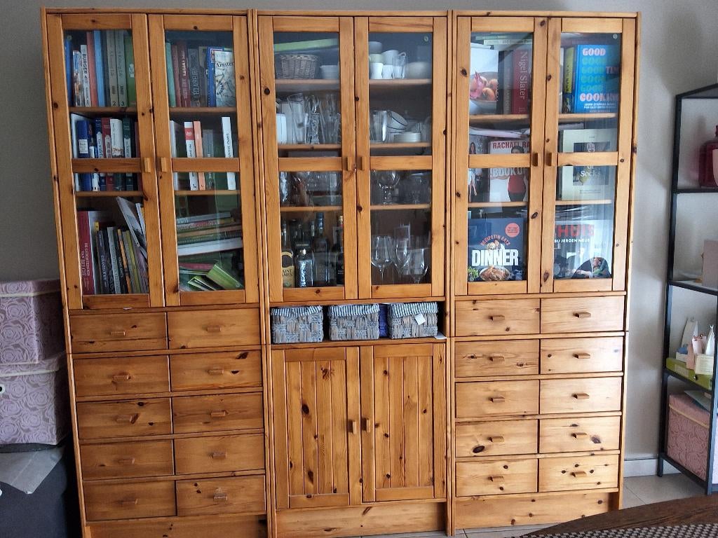 Vintage Ikea kast jaren 90, Huis en Inrichting, Ophalen, Gebruikt, 200 cm of meer, 150 tot 200 cm