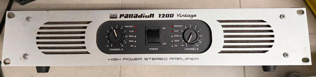 DAP Audio Palladium 1200 Vintage, Ophalen, Gebruikt, 1000 watt of meer, P.A.