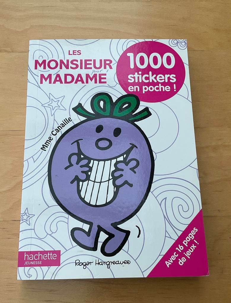 Les Monsieur Madame …. 1000 stickers en poche !, Enlèvement, Neuf