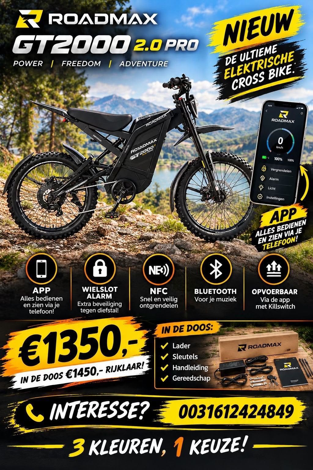 ‼️ Nouveau ‼️ Ouxi GT2000 2.0 Pro 2027 ‼️, Enlèvement, Neuf