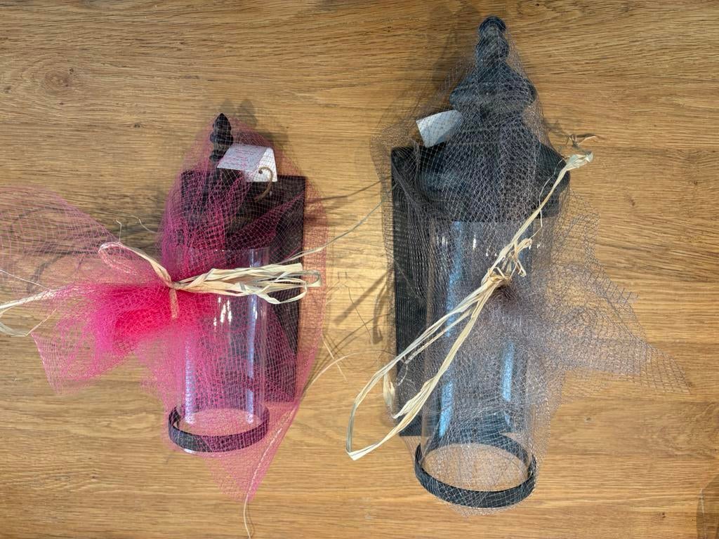 Lantaarnset decoratie, Tuin en Terras, Ophalen of Verzenden, Zo goed als nieuw