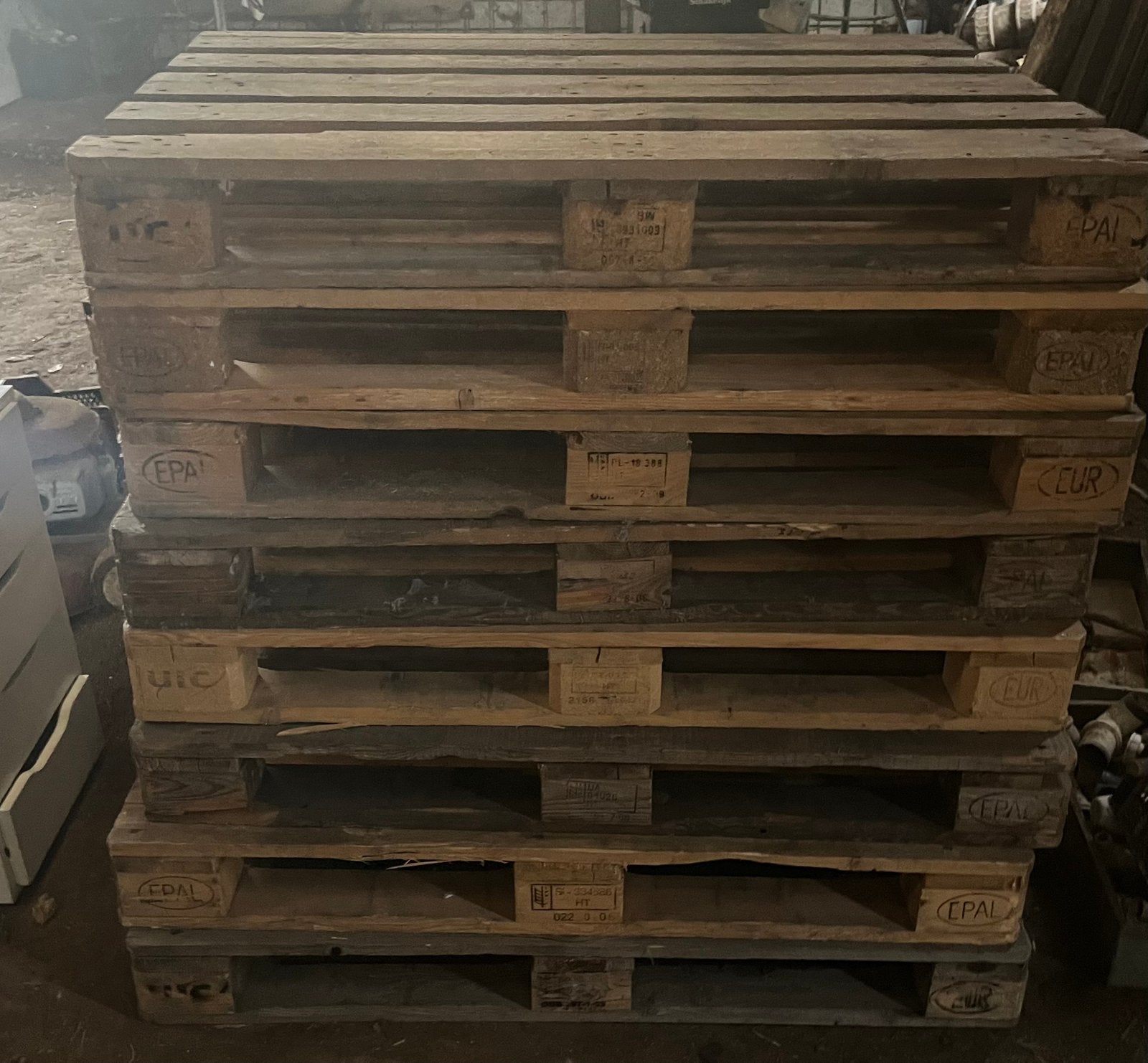 Palletten, Doe-het-zelf en Bouw, Hout en Planken, Ophalen, Gebruikt, Pallet
