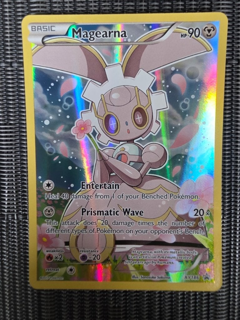 Magearna - XY186 Black Star Promo - Near mint, Hobby en Vrije tijd, Verzamelkaartspellen | Pokémon, Ophalen of Verzenden, Zo goed als nieuw