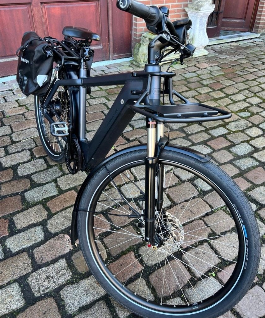 Riese and Muller e-bike, Fietsen en Brommers, Gebruikt, Versnellingen, 49 tot 53 cm, Schijfrem
