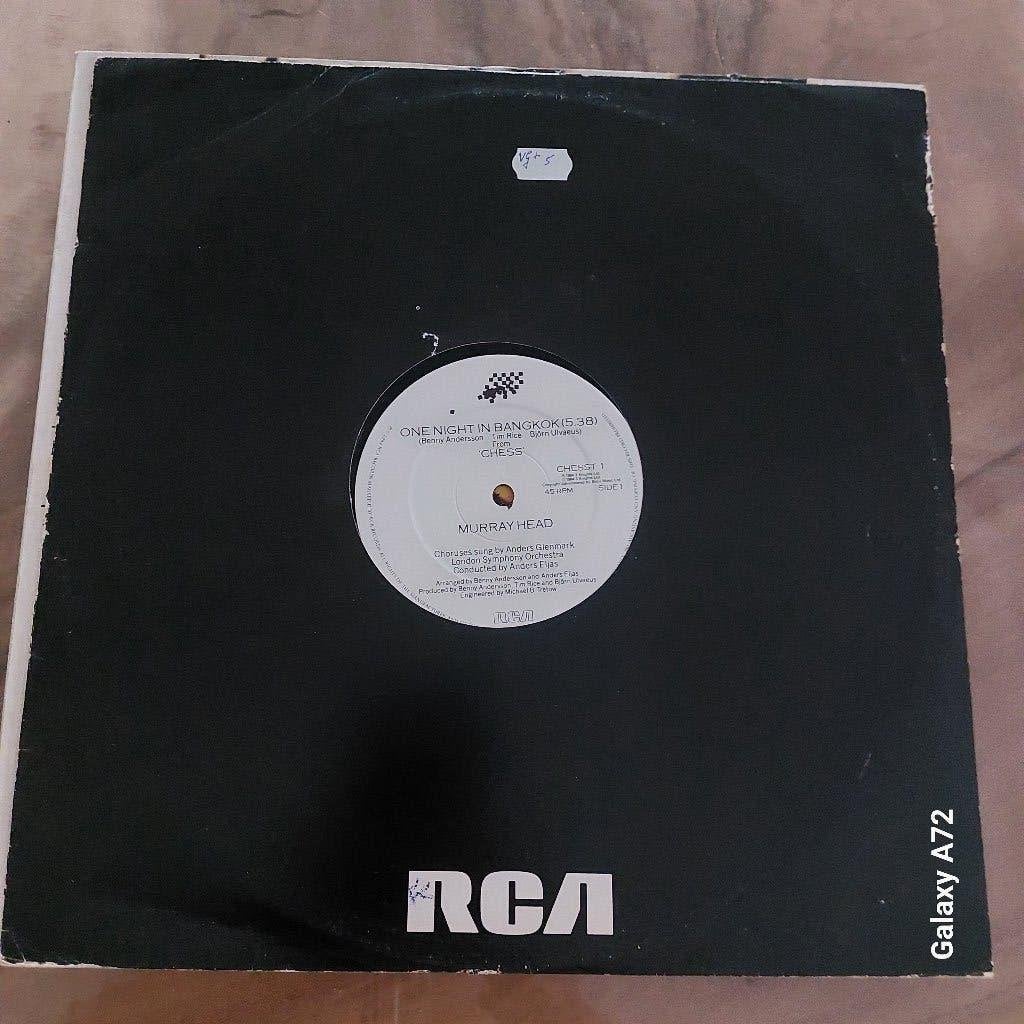 murray head one night in bangkok 12 inch maxi, CD & DVD, 12 pouces, Enlèvement ou Envoi, Utilisé, Pop