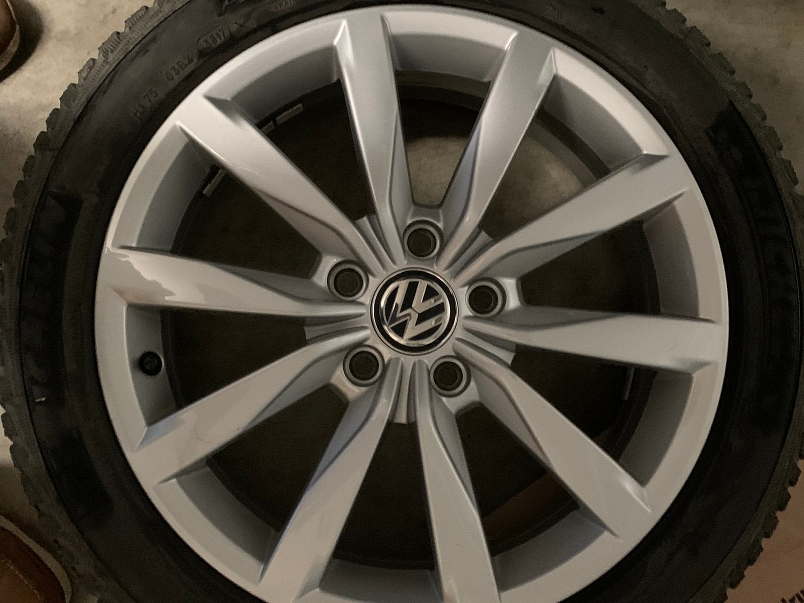 VW golf 17 wintervelgen, Auto-onderdelen, Ophalen, Gebruikt, Banden en Velgen, 17 inch