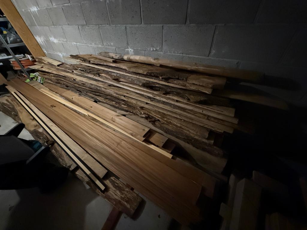 Planches de chêne brut - superbe lot, Neuf, 50 mm ou plus, Planche, 250 à 300 cm
