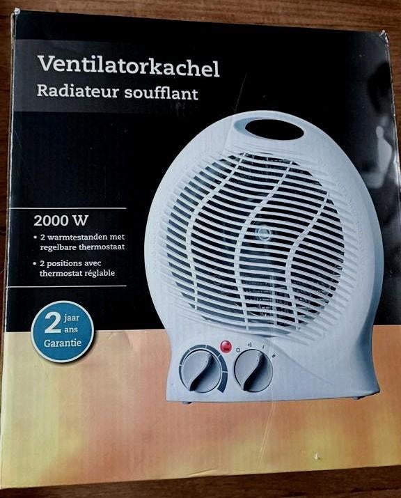 Elektrische verwarming met ventilator optie, Elektronische apparatuur, Ventilatoren, Ophalen