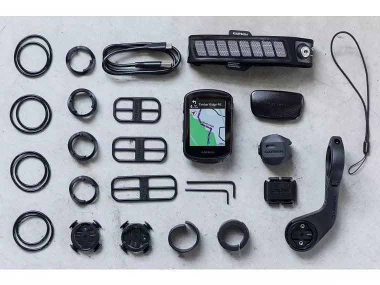 Garmin Edge 540 bundel, Fietsen en Brommers, Fietsaccessoires | Fietscomputers, Ophalen, Cadanssensor, Zo goed als nieuw