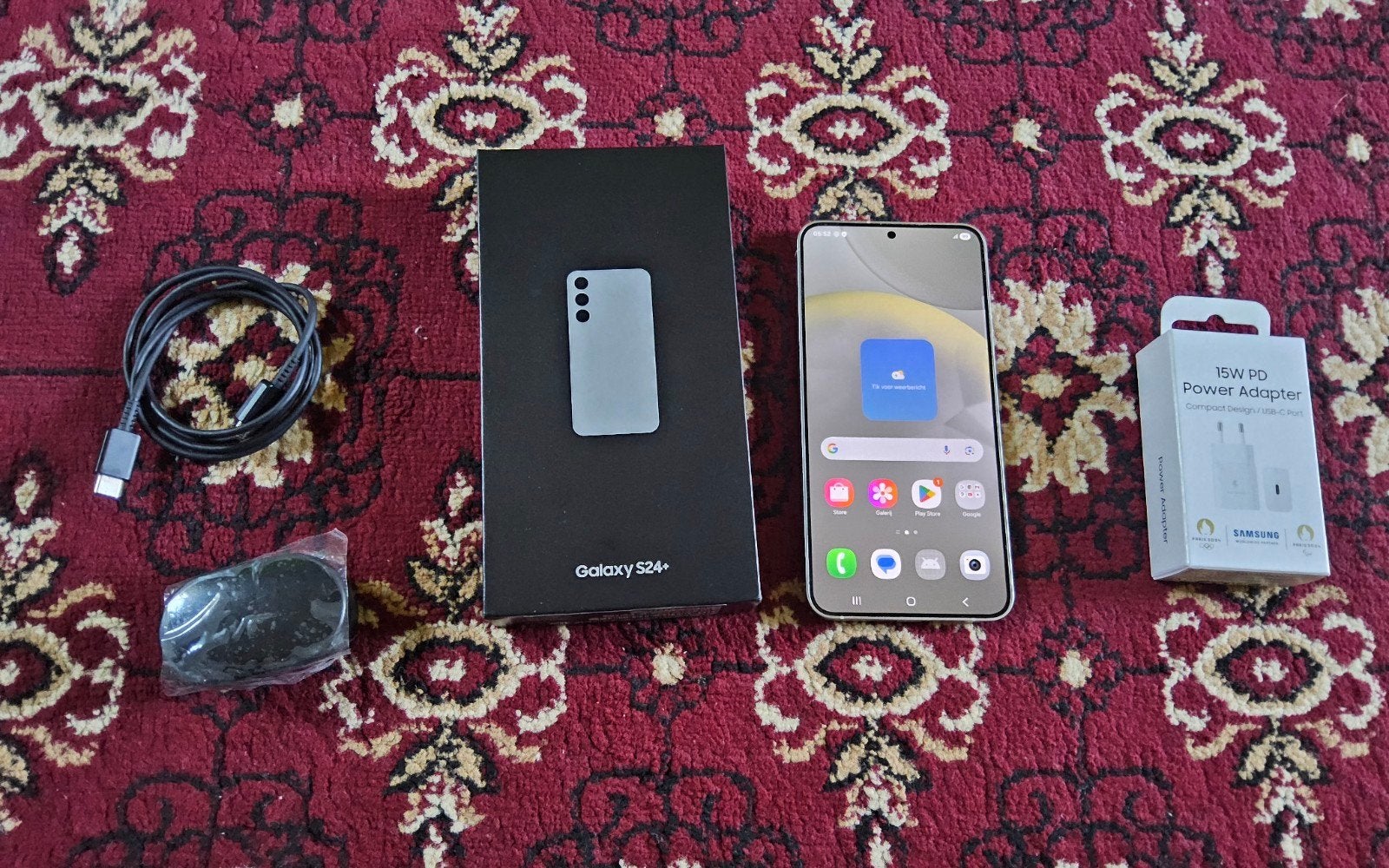 Samsung galaxy S24+, bijna nieuw, 256gb, met accessoires, Ophalen of Verzenden