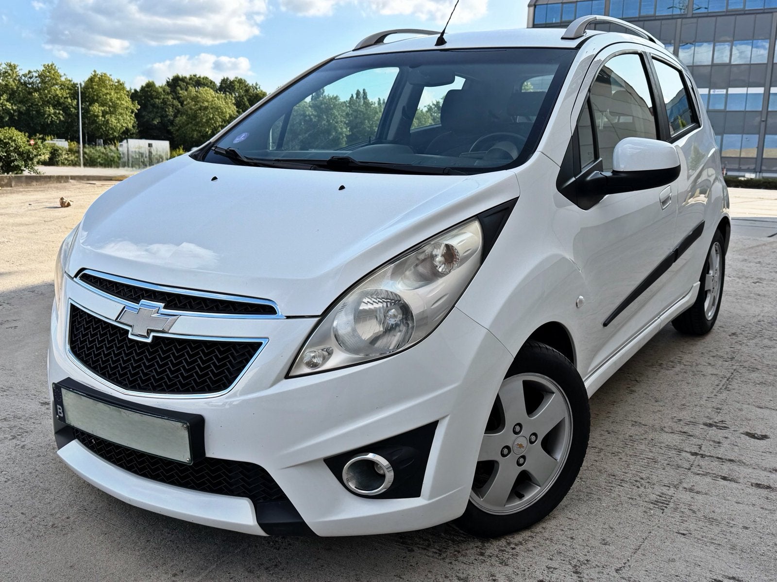 Chevrolet Spark 1.2i met 110.000km bj 2012 Airco Gekeurd !, Autos, Chevrolet, Euro 5, Airbags, Noir, 5 portes