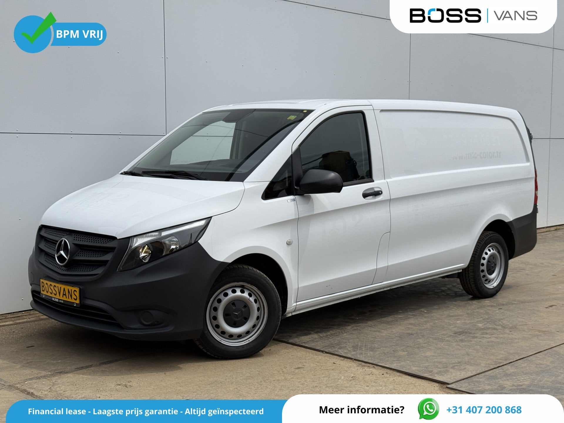 Mercedes-Benz Vito 114 1.9 CDI Automaat L2H1 Climate Control, Auto's, Bestelwagens en Lichte vracht, 4 deurs, Zwart, 4 cilinders