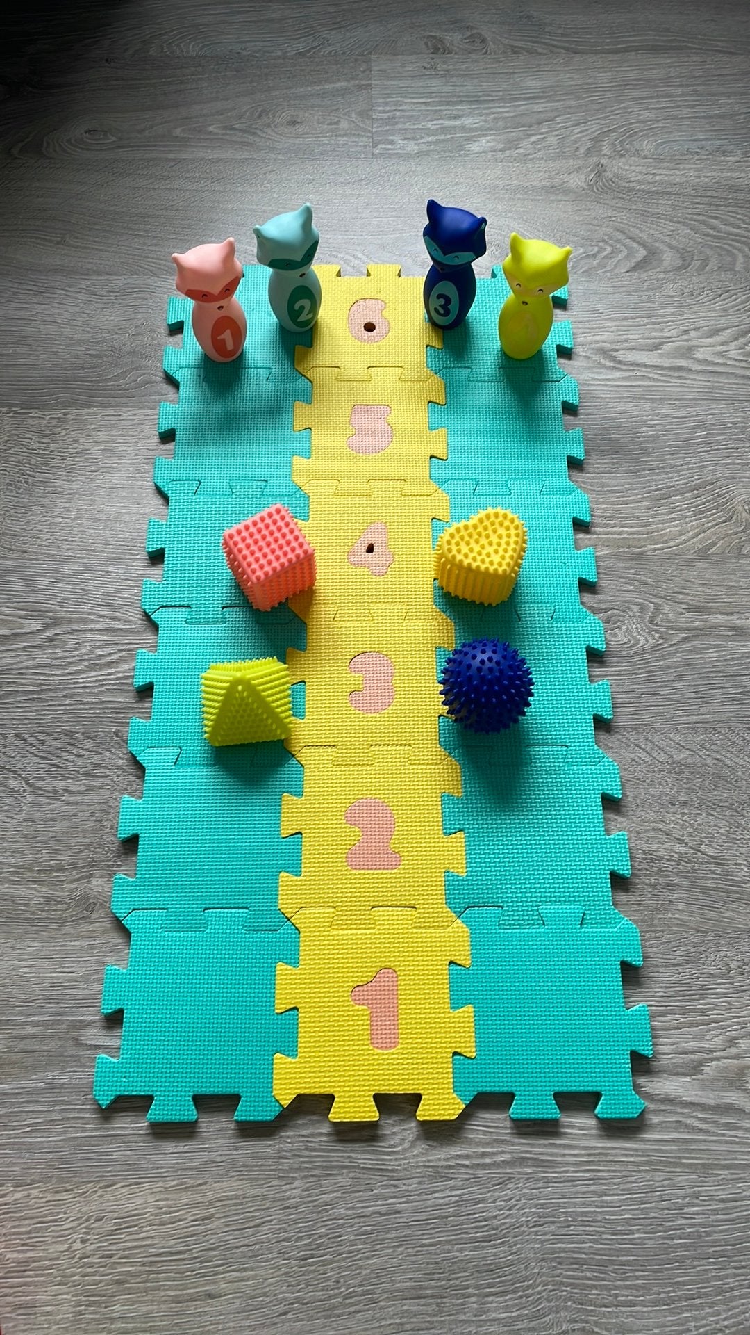 Multi functioneel speelgoed met speeltegels, Kinderen en Baby's, Ophalen, Zo goed als nieuw