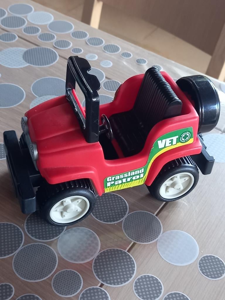 Jeep rood 18cm, Ophalen