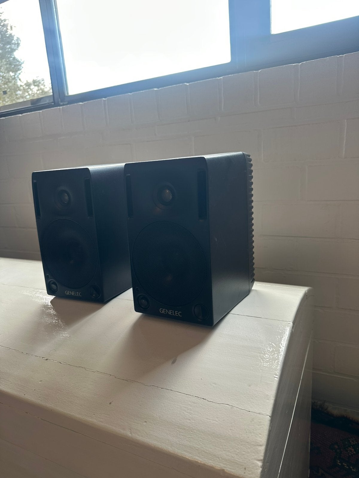 Genelc actieve speakers 1029A, Audio, Tv en Foto, Luidsprekerboxen, Ophalen, Gebruikt, Studiomonitor