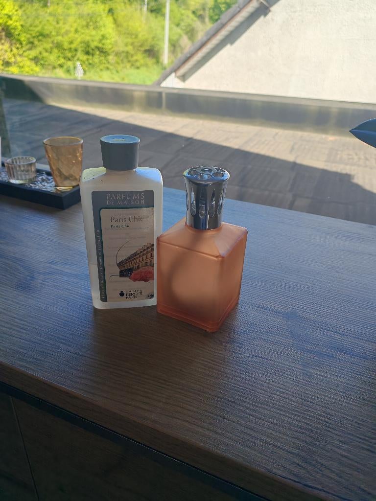Lampe Berger, Enlèvement, Comme neuf, Orange, Verre