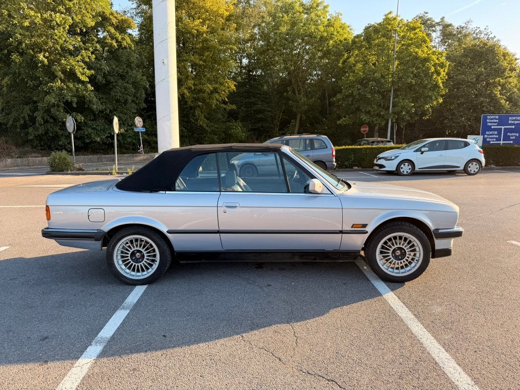 BMW E30 320I CABRIOLET, Cuir, Argent ou Gris, Achat, Cabriolet