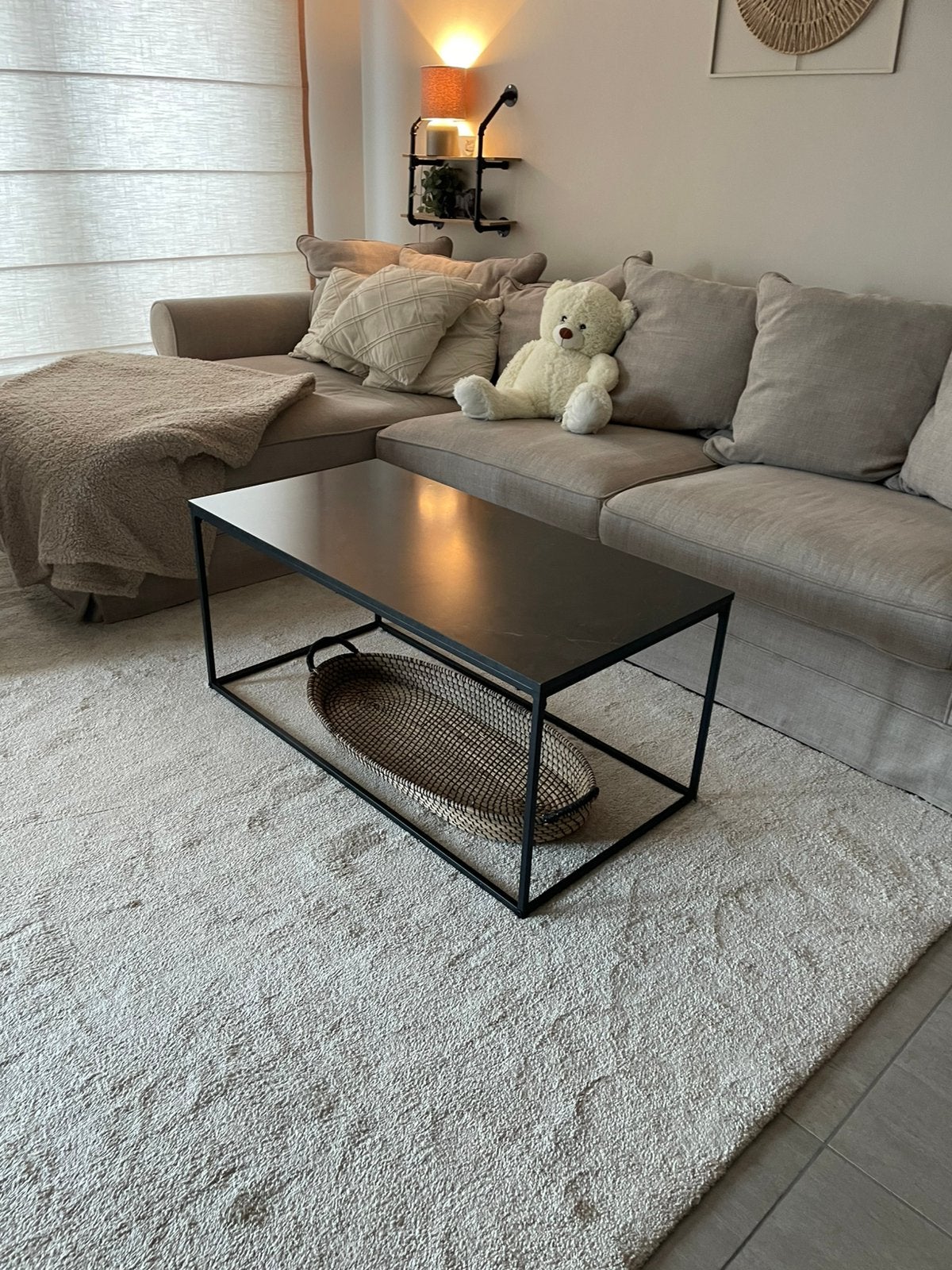 Salontafel zwart marmer look, Ophalen, Zo goed als nieuw