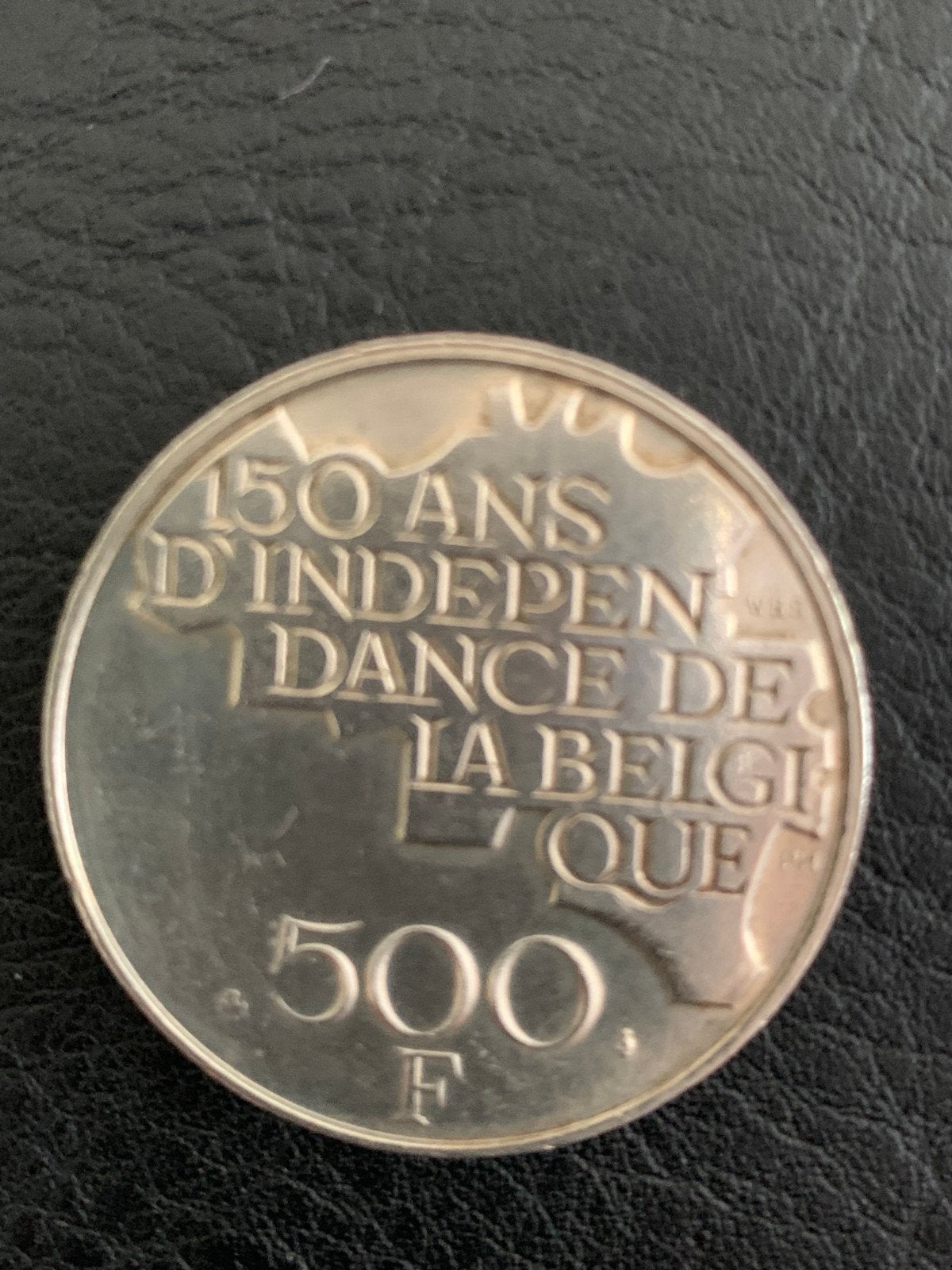 500 Bef Zilveren munt (franstalig), Ophalen of Verzenden
