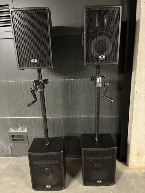 Geluidsinstallatie Dynacord, Enlèvement, Utilisé, 500 à 1000 watts, Sono