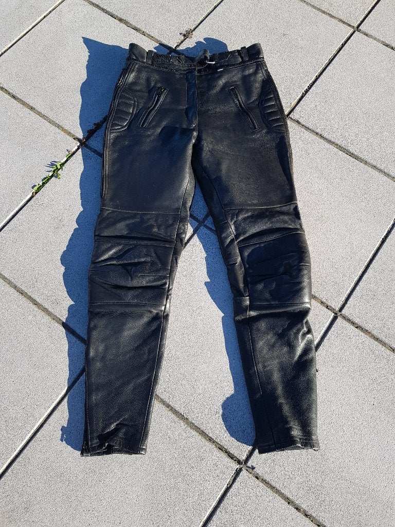 LEDEREN BROEK RICHA M/L, Motoren, Kleding | Motorkleding, Ophalen, Broek | leer, Heren, RICHA