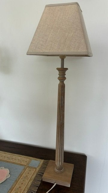 Petit lampadaire, Enlèvement ou Envoi, Comme neuf, Bois, Moins de 100 cm