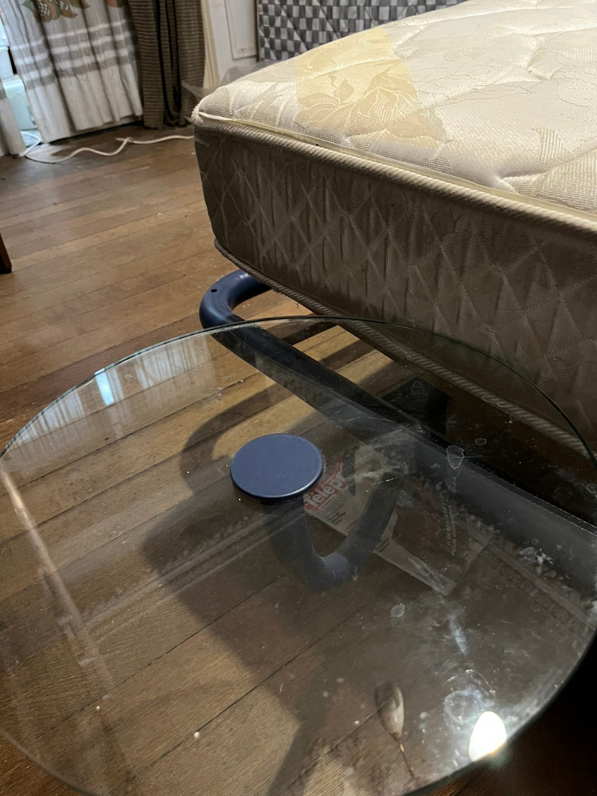 Lit métallique dising sommir matelas, Enlèvement, Comme neuf