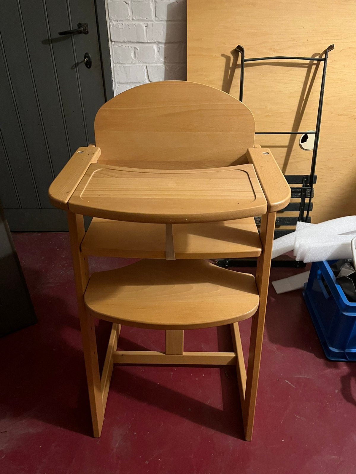 houten kinderstoel, Enlèvement, Utilisé, Chaise évolutive