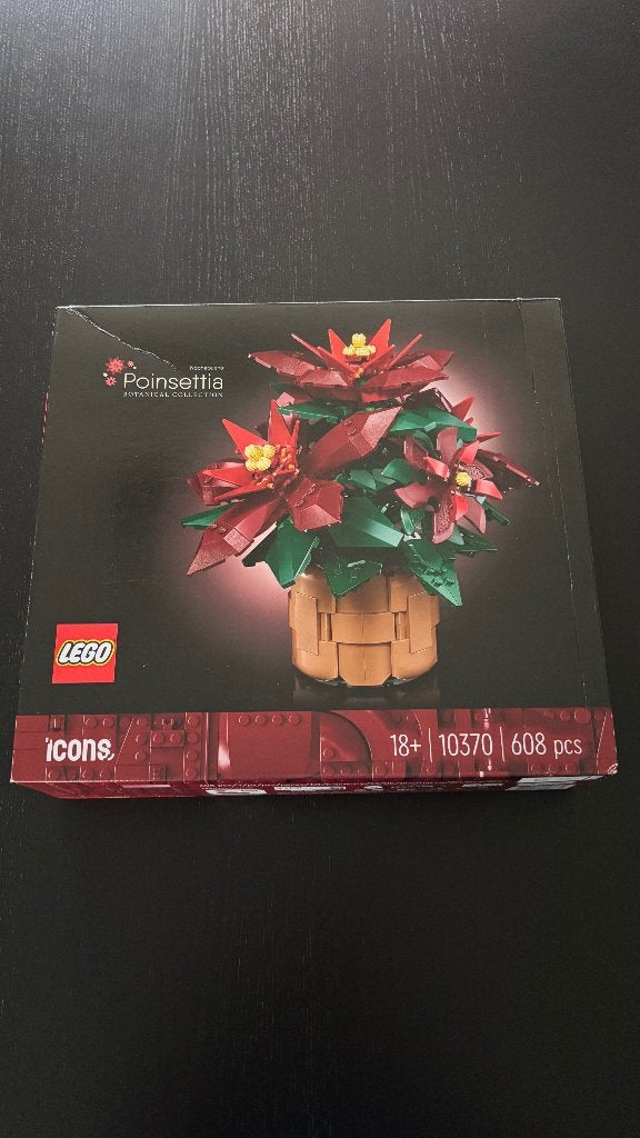 LEGO Icons Kerstster Poinsettia - 10370, Neuf, Lego, Ensemble complet, Enlèvement