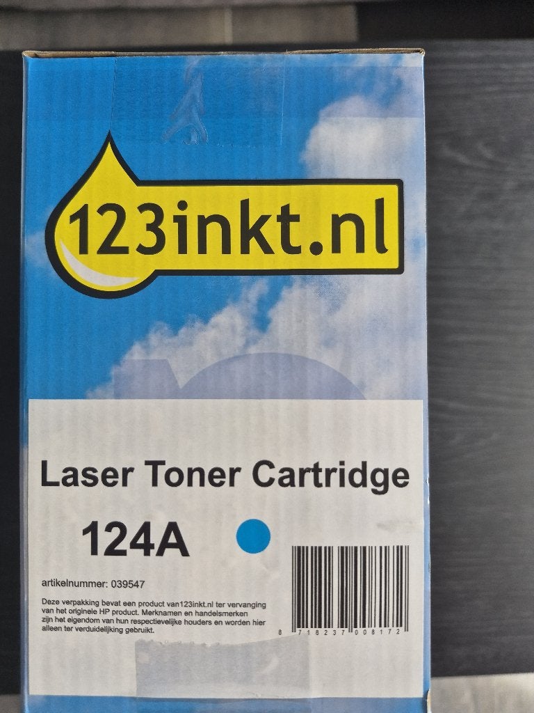 HP 124A (Q6001A) Laserjet Toner - Cyan, Computers en Software, Ophalen of Verzenden, Nieuw, Toner, Hp