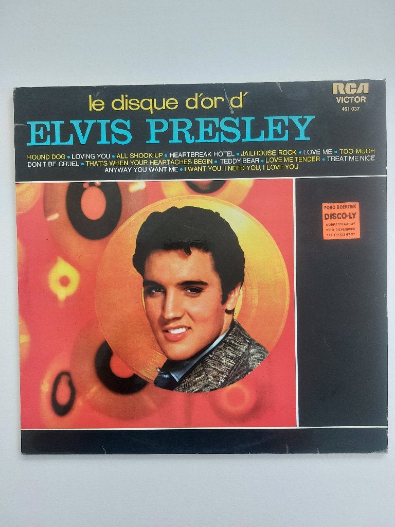 Elvis Presley - Le Disque d'Or D, Enlèvement ou Envoi, Rock 'n' roll, Utilisé, Pochette photo