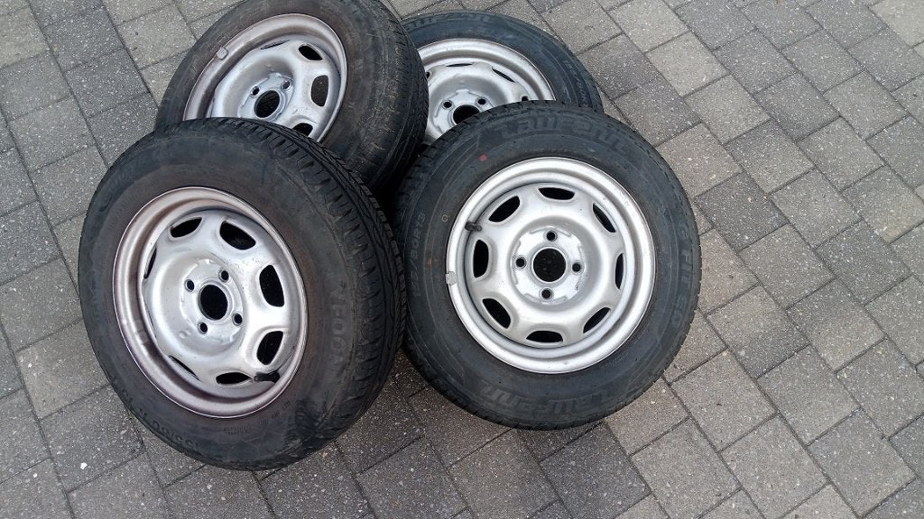 Origenele golf 1 velgen met banden, Auto-onderdelen, Ophalen, Band(en)