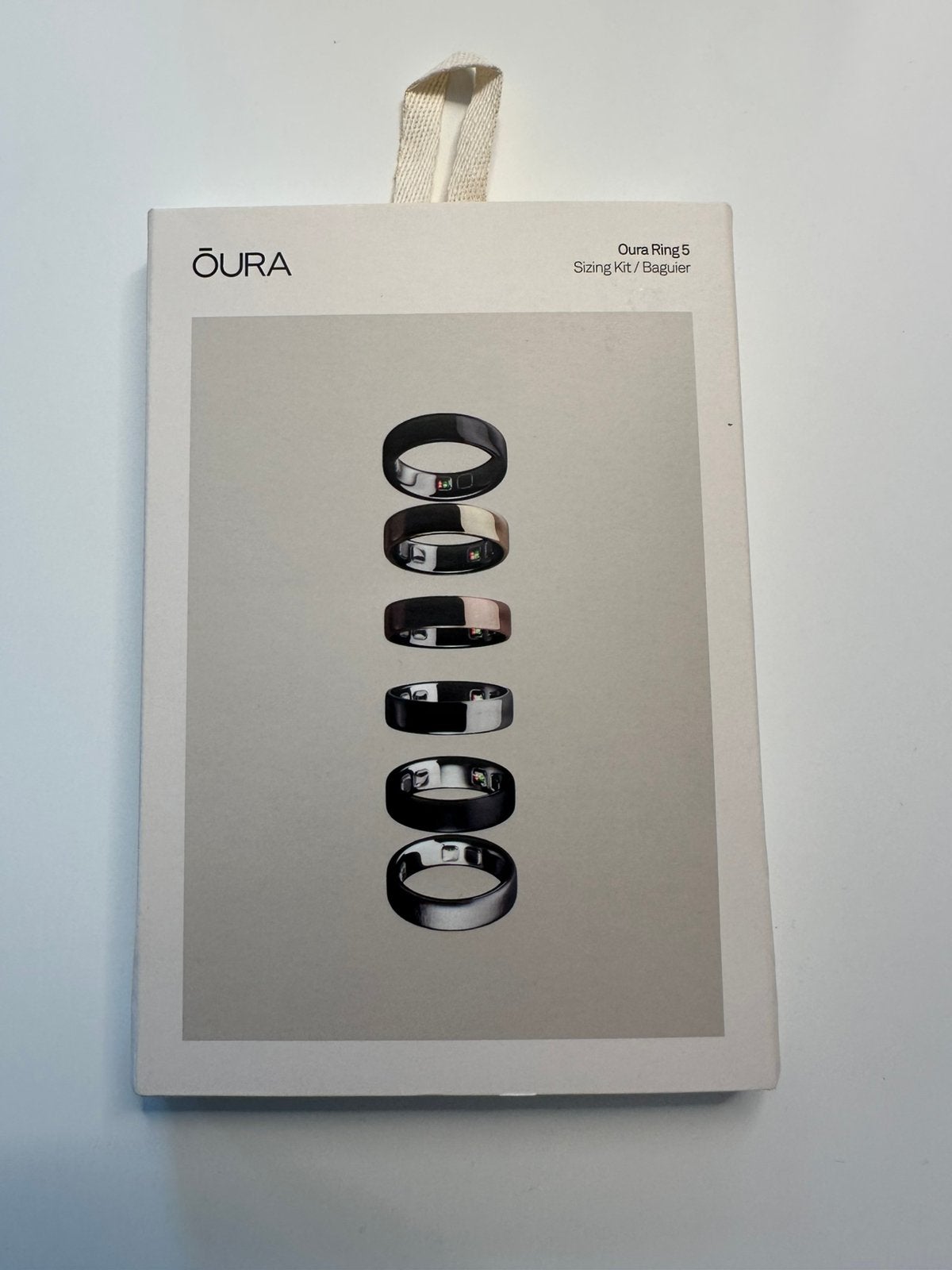 Maatset voor ringen Oura, Bijoux, Sacs & Beauté, Bagues, Enlèvement ou Envoi, Neuf, Femme ou Homme