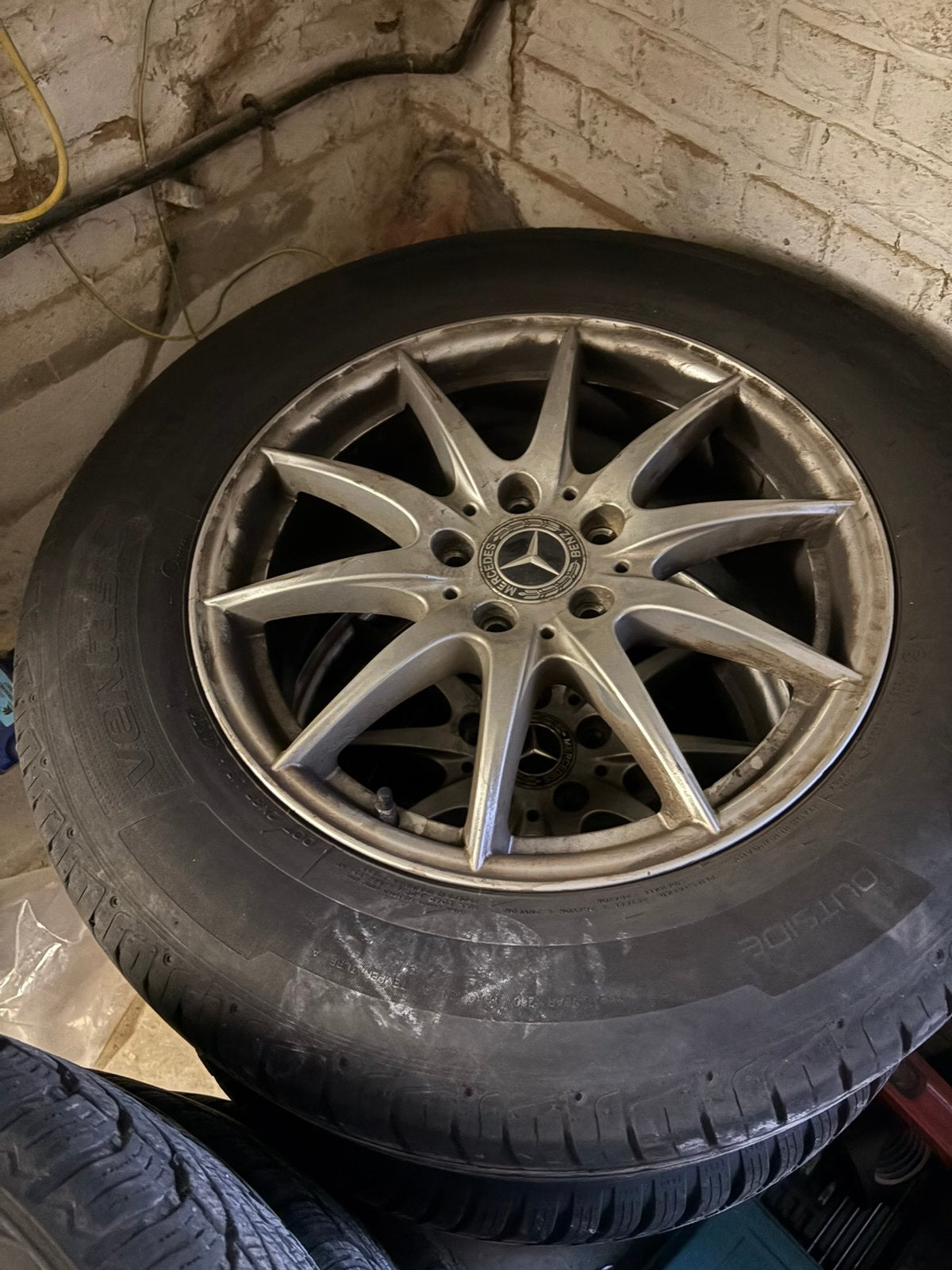 Voor mercedes gle glc glb orginaal velgen en banden, Auto-onderdelen, Ophalen, 17 inch, Band(en)