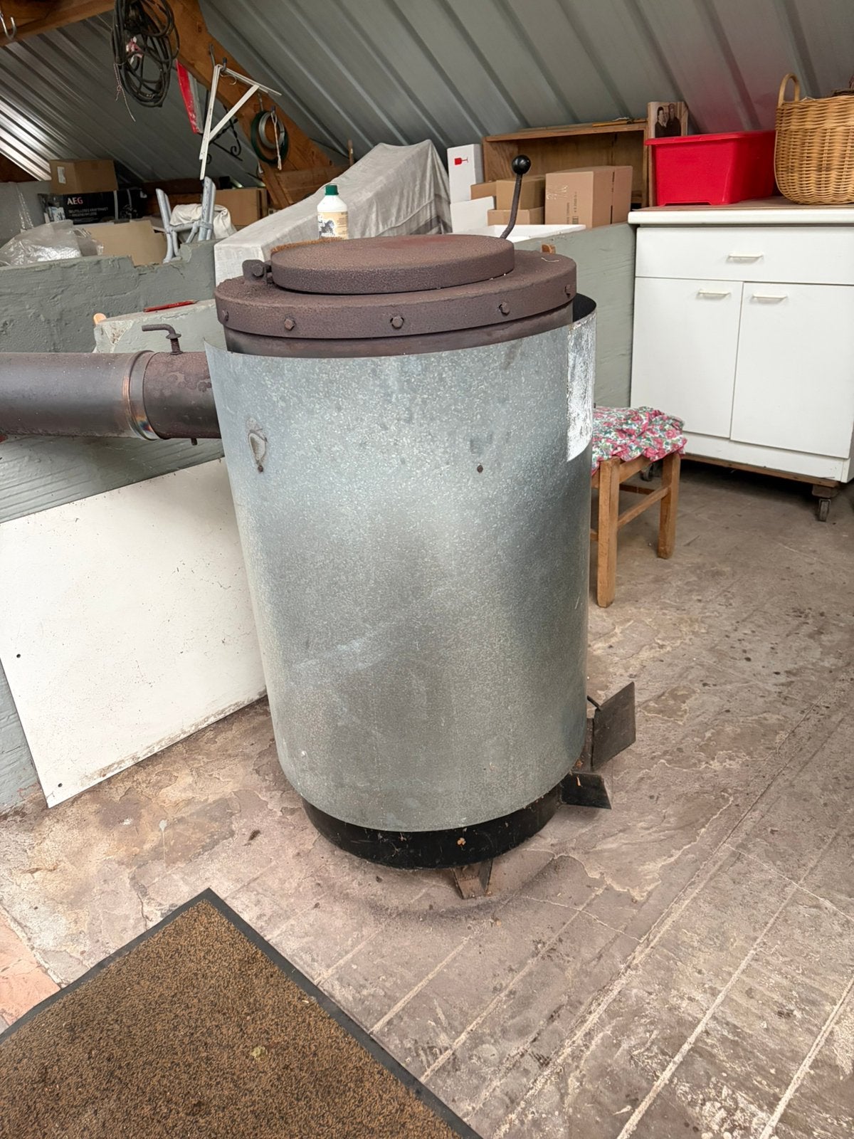 Kachel, Maison & Meubles, Cuisinière, Enlèvement, Utilisé, Bois