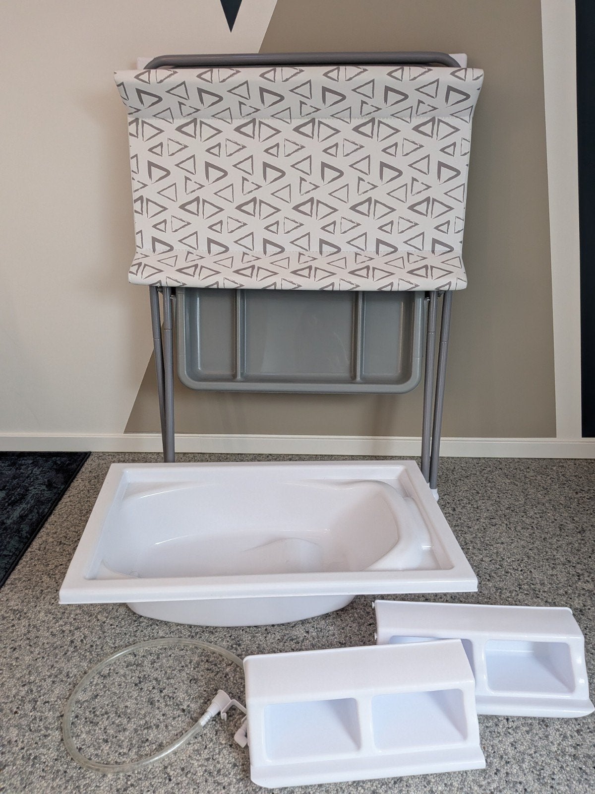 Luiertafel met bad (opvouwbaar), Kinderen en Baby's, Ophalen, Gebruikt, Aankleedkussen, Overige merken