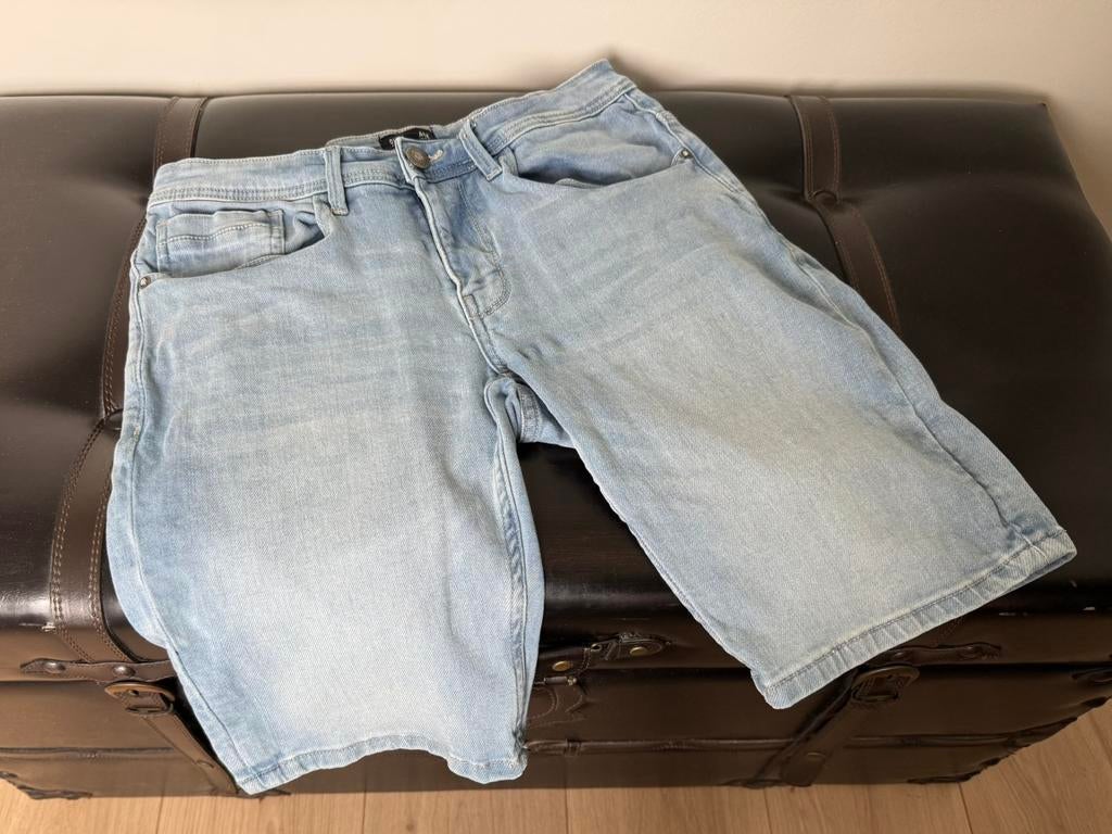 Quarterback Jeans bermuda - Lichtblauw - Maat 31, Ophalen of Verzenden, Gedragen, Overige maten, Blauw