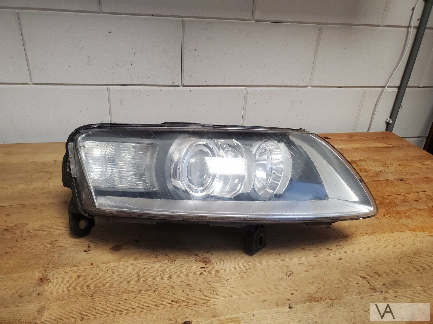 Audi A6 4f 2004 - 2009 xenon koplamp rechts met module €150, Gebruikt, -, -, -